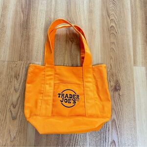 Trader Joe's Orange Tote Bag